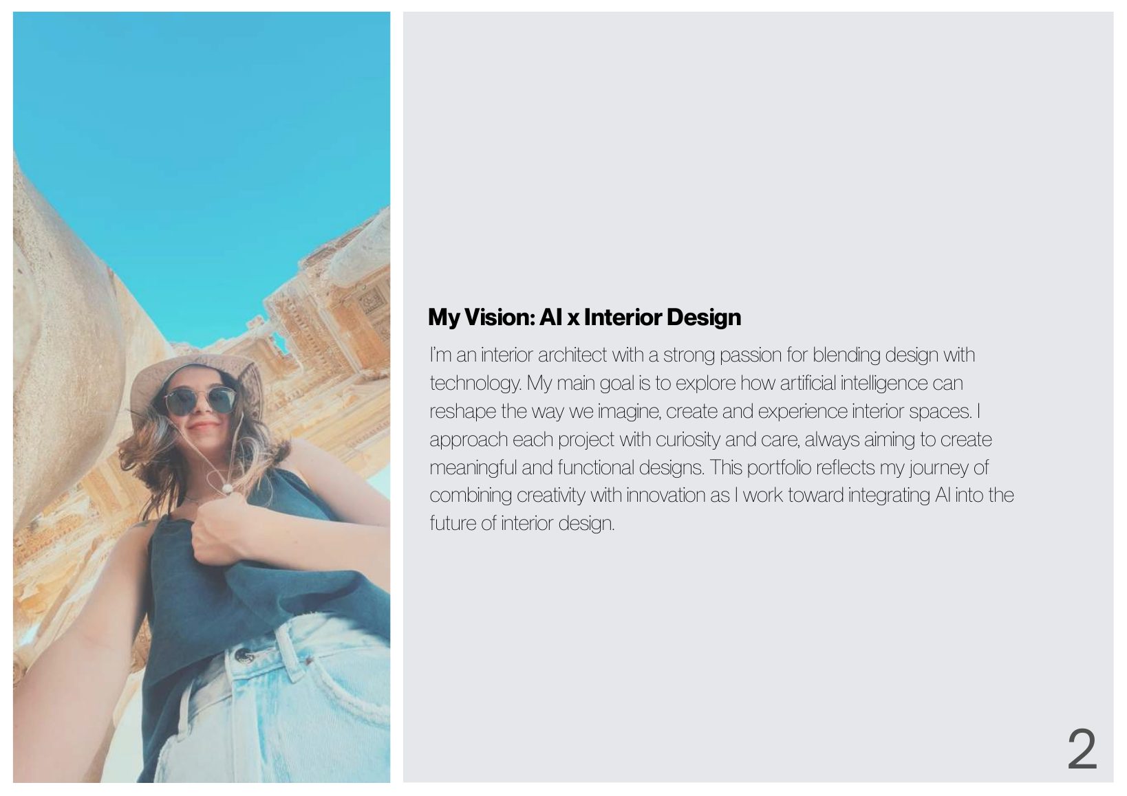 My Vision: AI x Interior Design — about Birce Su Yasar