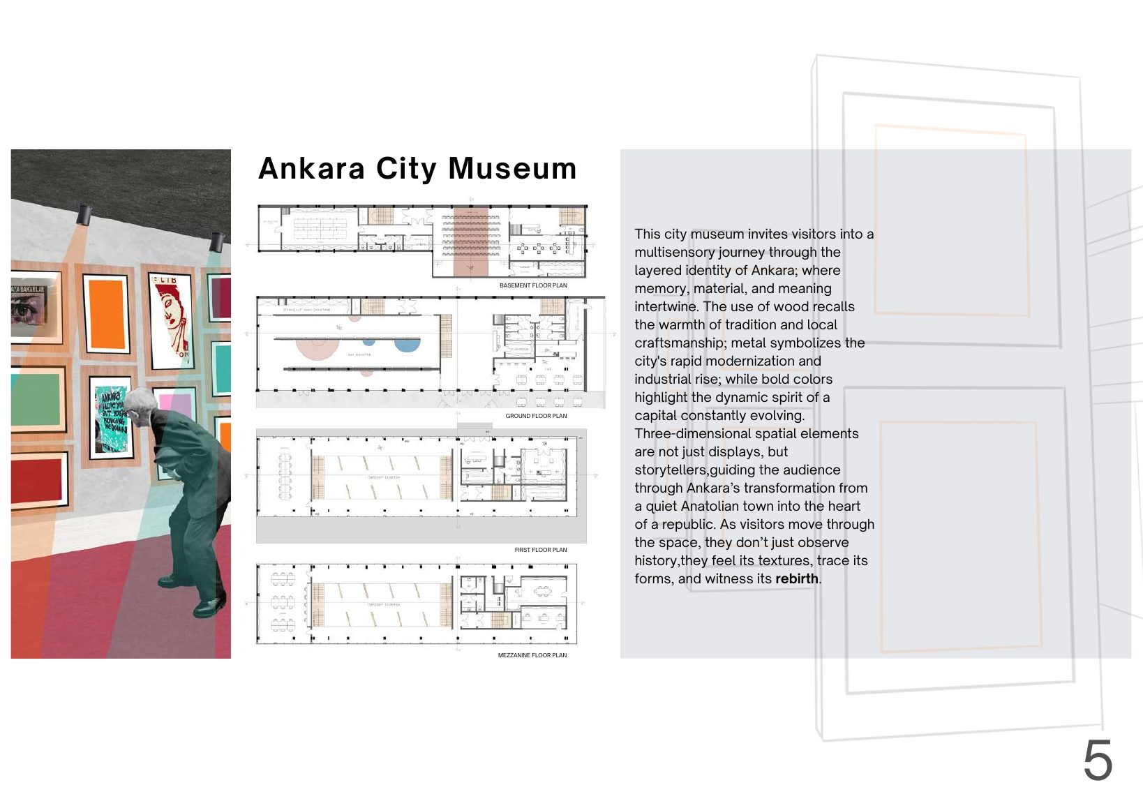Ankara City Museum — concept and floor plans