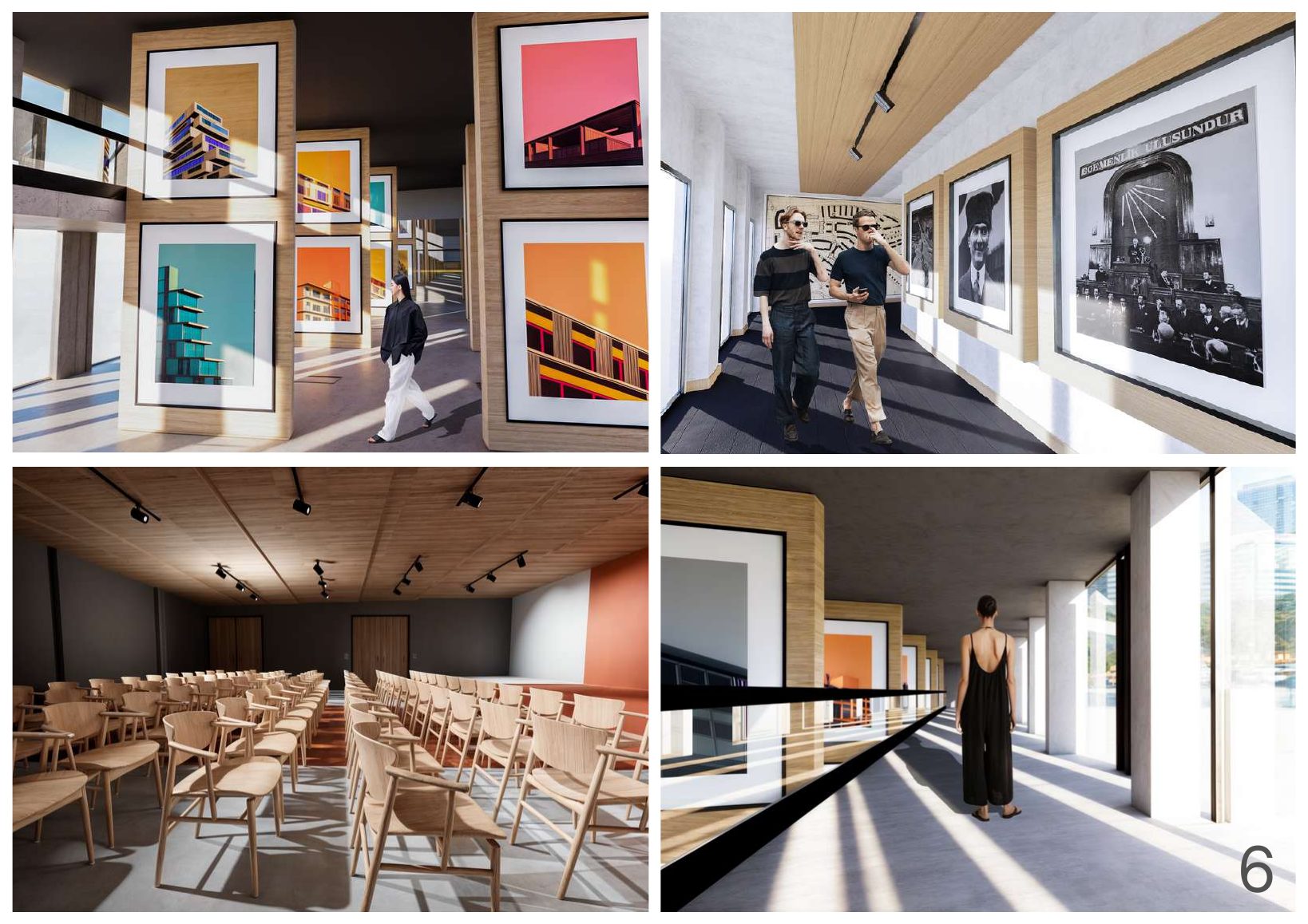 Ankara City Museum — interior renders