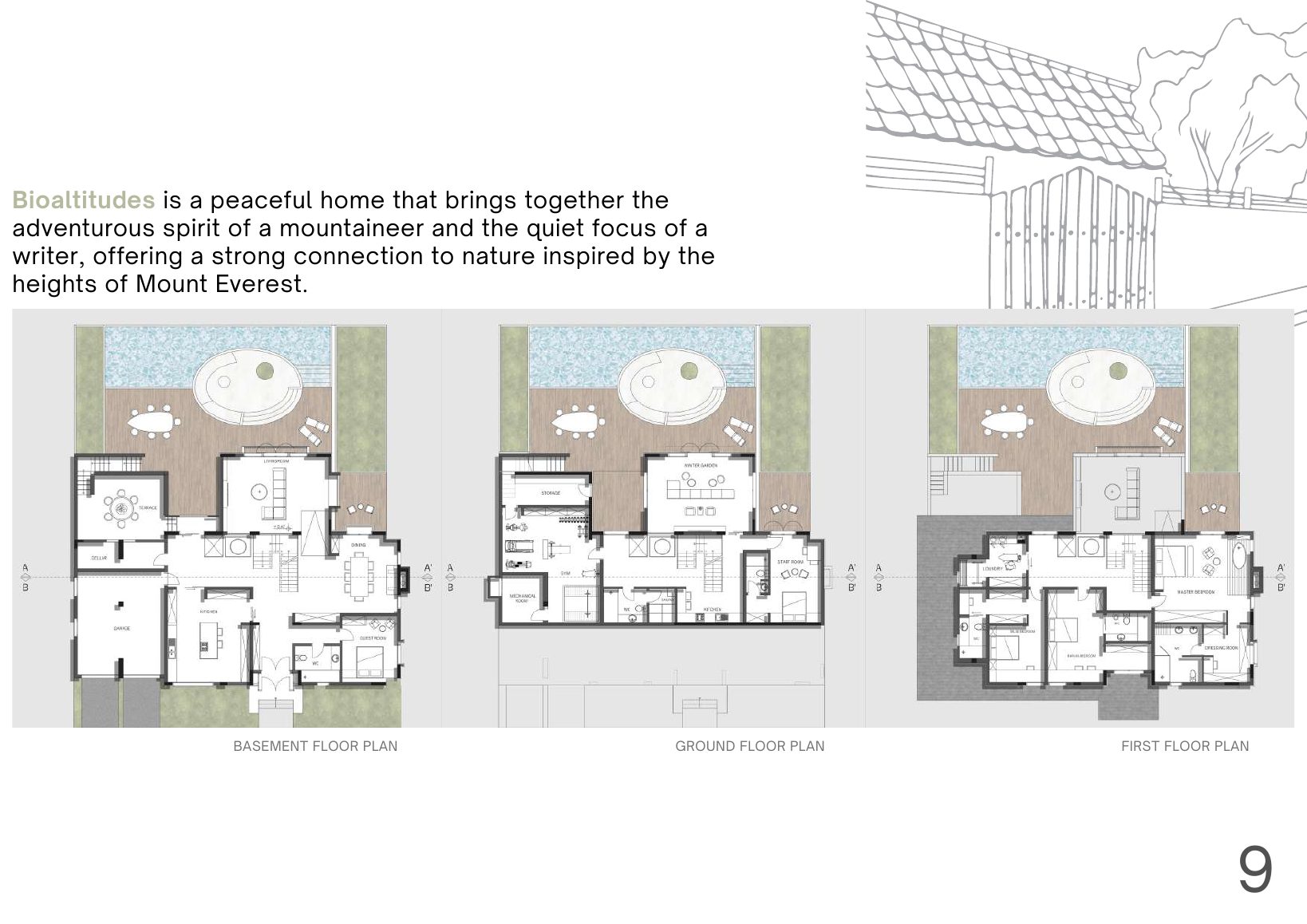 BioAltitudes — floor plans